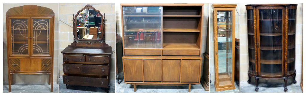 wooden chests and dressers