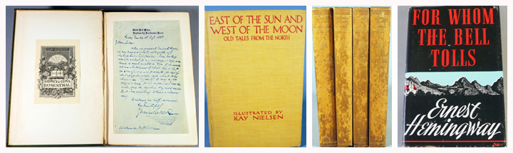 Books: Pickwick Papers With Hand Written Letter By Charles Dickens, East Of The Sun And West Of The Moon
