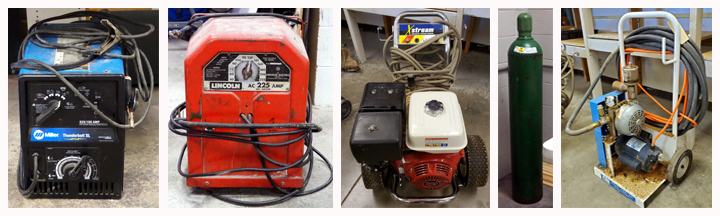 welding equipment and other equipment