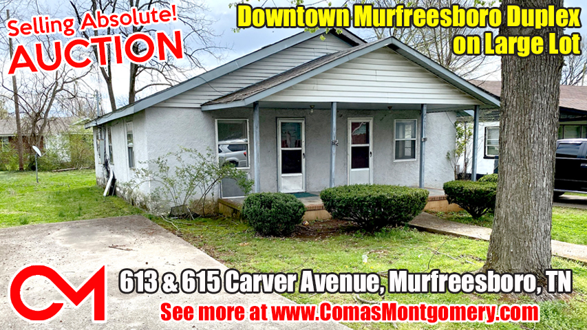 Downtown Murfreesboro TN Duplex For Sale