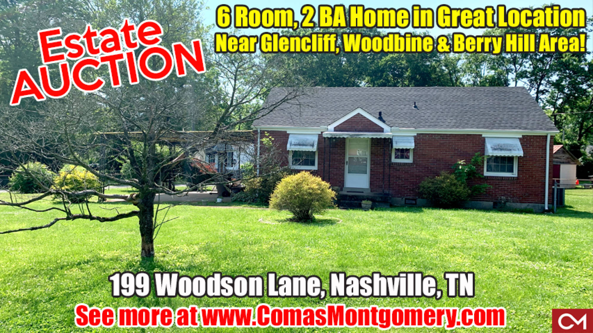 Estate, Auction, Home, House, Nashville, Glencliff, Woodbine, Berry Hill, Woodson, Davidson, Real Estate, for Sale, Investment, Property, Comas, Montgomery, Tennessee