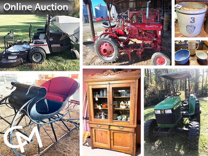 Grasshopper Mower, John Deere & Farmall Tractors, Primitives, Furniture, & Collectibles Auction | Evansville, Indiana
