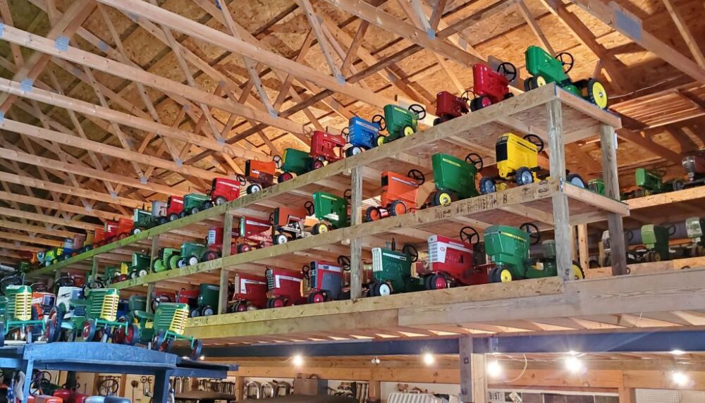 Over 800 Pedal Tractors From The Fisher Collection Sold At Auction photo