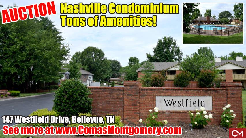 Condo, Condominium, For Sale, Real Estate, Home, House, Bellevue, One Bellevue Place, Bellevue Mall, I-40, Nashville, Nashville Condo, Bellevue Condo, Auction, Tennessee, Comas, Montgomery